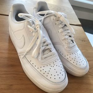White Nike sneakers